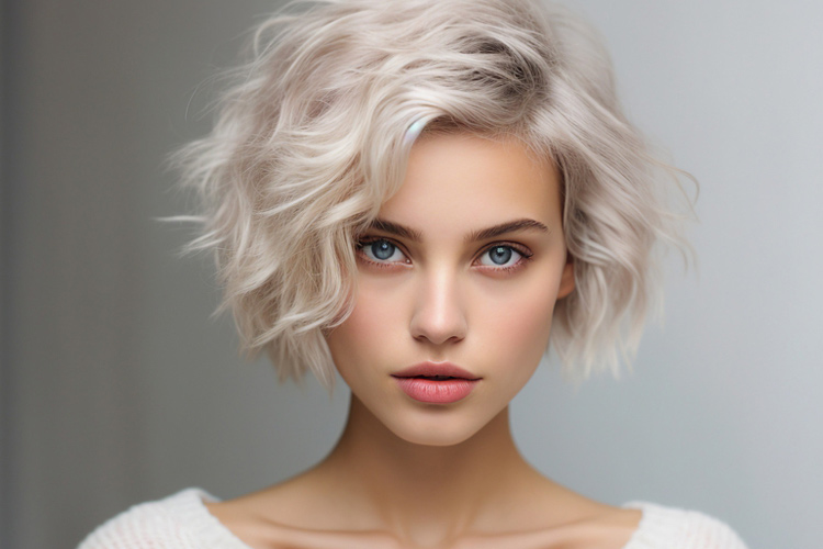 Gefärbtes / blondiertes Haar Gefärbtes / blondiertes Haar