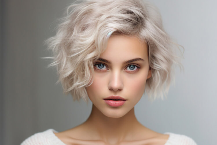 Gefärbtes / blondiertes Haar Gefärbtes / blondiertes Haar