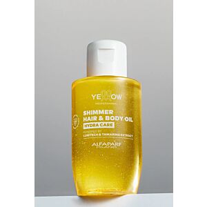 YELLOW HYDRA CARE SHIMMER HAIR & BODY OIL 