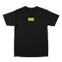 SALON-SHIRT YELLOW Man schwarz - vorn